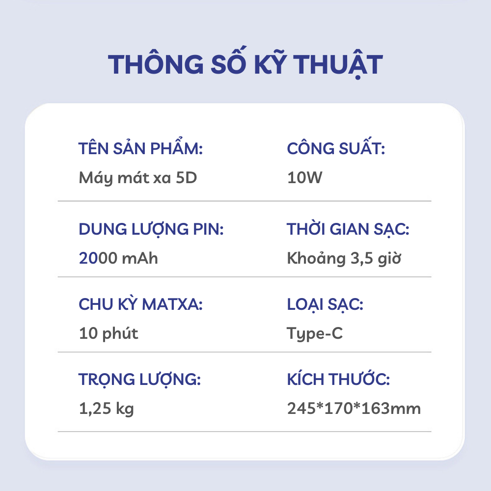 Máy Massage Cổ Vai Gáy Đa Năng Xoa Bóp 5D, Mô Phỏng Kỹ Thuật Massage Số 8, Cải Thiện Sức Khỏe