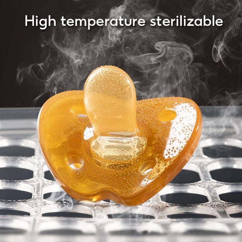 Bộ ti giả cho bé bằng silicon siêu mềm gồm 2 chiếc dùng ngày và đêm kèm hộp đựng tiện lợi