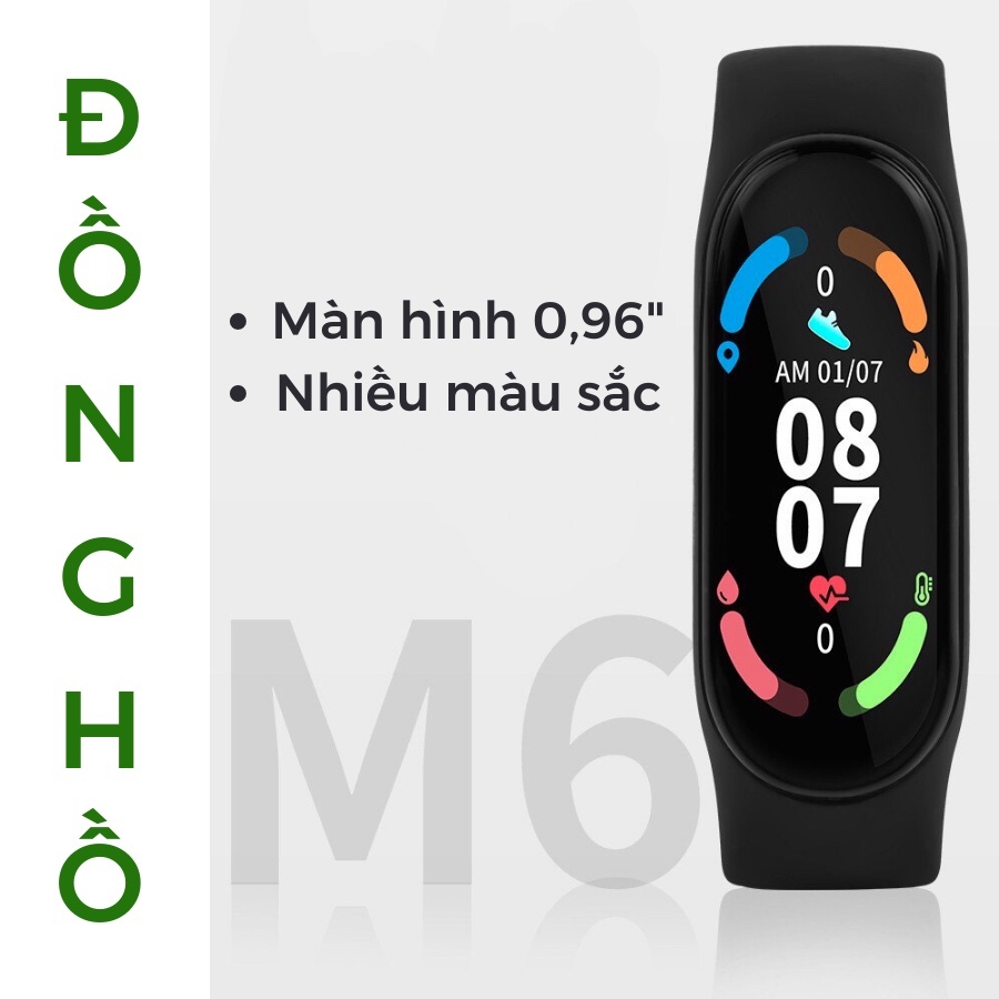 Đồng Hồ Thông Minh M7 Smart Band, Vòng Đeo Tay Thể Thao, Theo Dõi Sức Khỏe - Đo Nhịp Tim, Đổi Hình Nền, Chống Nước