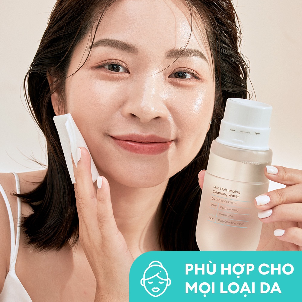 Nước Tẩy Trang Chiết Xuất 10 Loại Lợi Khuẩn Probiotic Vacure:treat Skin Moisturizing Cleansing Water 250ml