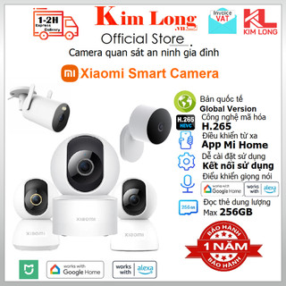 Camera quan sát Xiaomi Smart Camera  Hồng ngoại nhìn đêm, theo dõi con người, Bản quốc tế - Hàng chính hãng