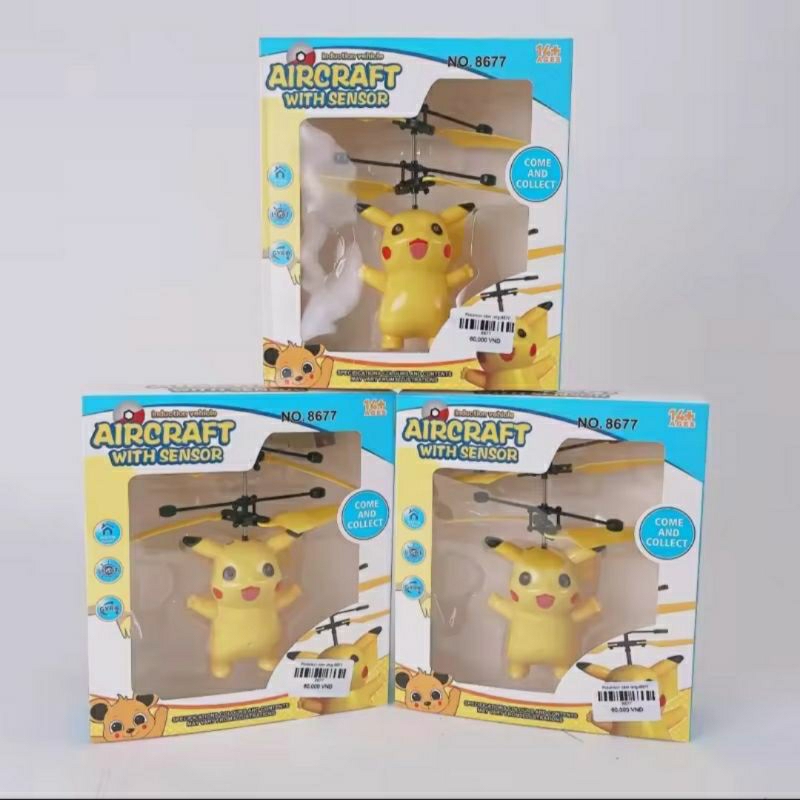 Máy bay trực thăng cảm biến Pikachu