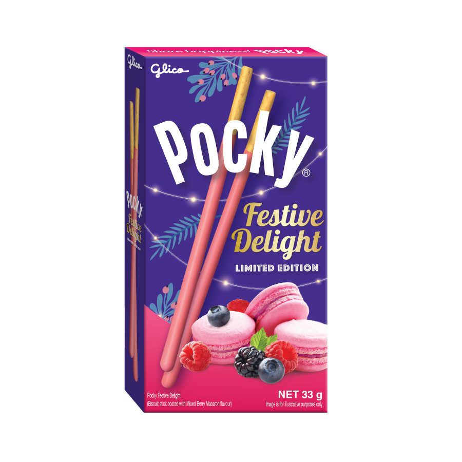 Bánh que Glico Pocky vị Festive Delight 33gr