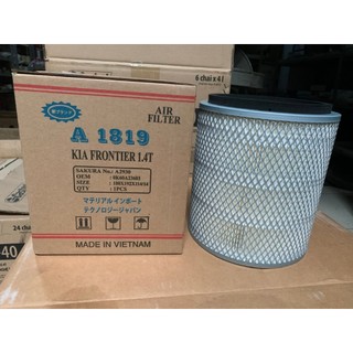 Lọc gió động cơ, lọc gió máy xe tải kia 1t4, kia frontier, k165, k3000, k2700..hàng sunfil a-1819