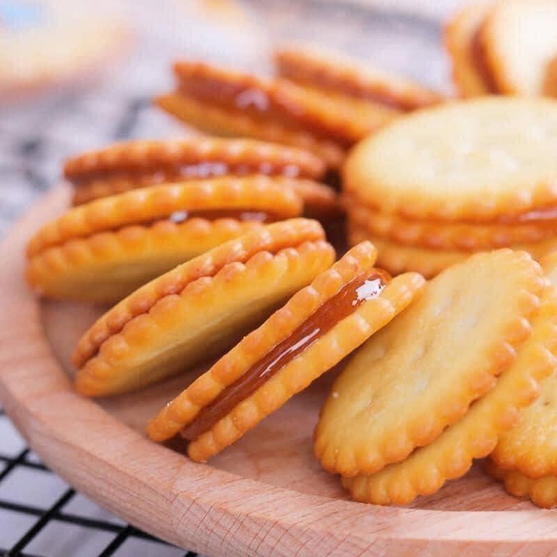 Bánh quy trứng muối Đài Loan gói 180g- 500g