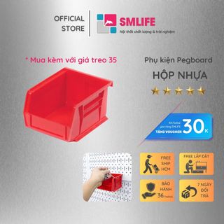 Hộp nhựa Pegboard SMLIFE thép sơn tĩnh điện hiện đại - Phụ kiện Pegboard