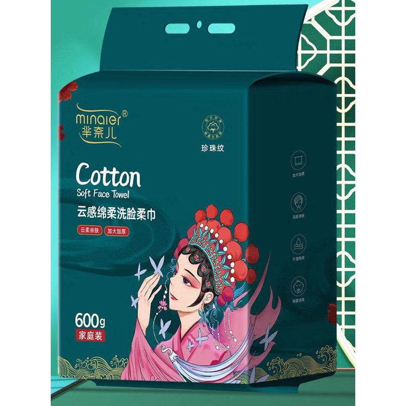 Khăn mặt Minaier Dùng 1 lần gói 600g