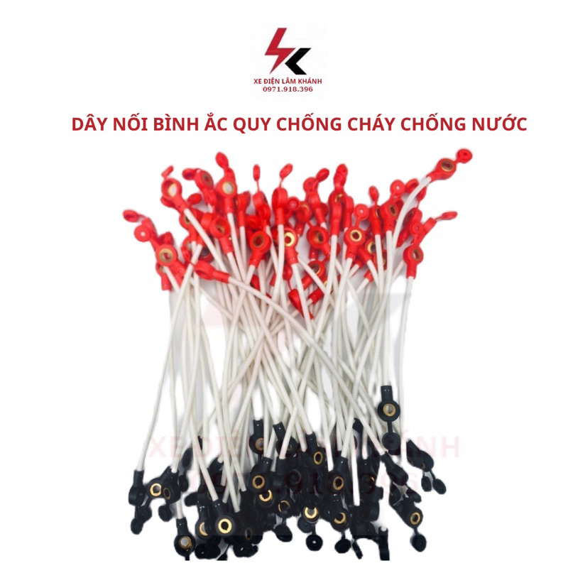 Dây nối bình ắc quy chống cháy, chống nước, Dây nối bình ắc quy có nắp đậy