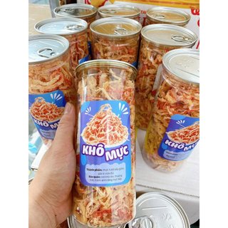 Khô mực xé sợi hấp nước dừa - 250 gram