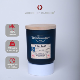 Nến thơm Sea Salt Workshop Candles H&H Home 8.8 oz hương muối biển mát mẻ