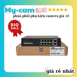 Switch poe onv 4 cổng poe , 8 cổng poe + 2 cổng uplink - hàng chính hãng bảo hành 24 tháng