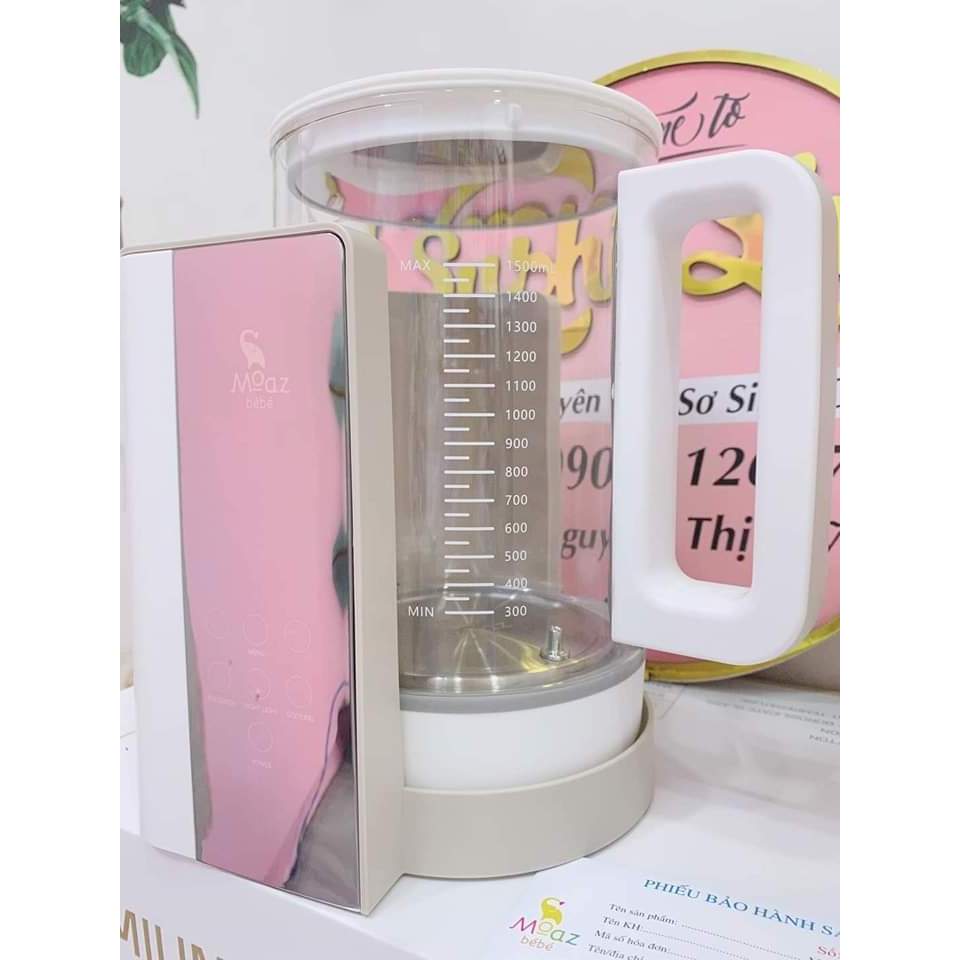 Bình Đun Nước Pha Sữa Cao Cấp Phiên Bản "Premium" Moaz Bébé MB043