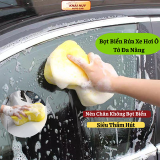 Bọt biển rửa xe hơi ô tô đa năng nén chân không bọt biển siêu thấm hút khaihuyauto