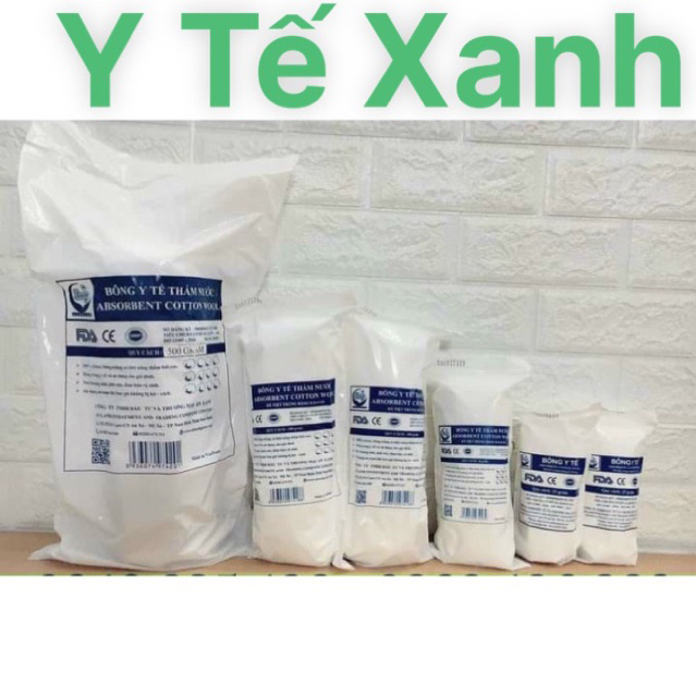 Bông gòn, bông y tế An Lành tiệt trùng 25gr , 50gr , 100gram.