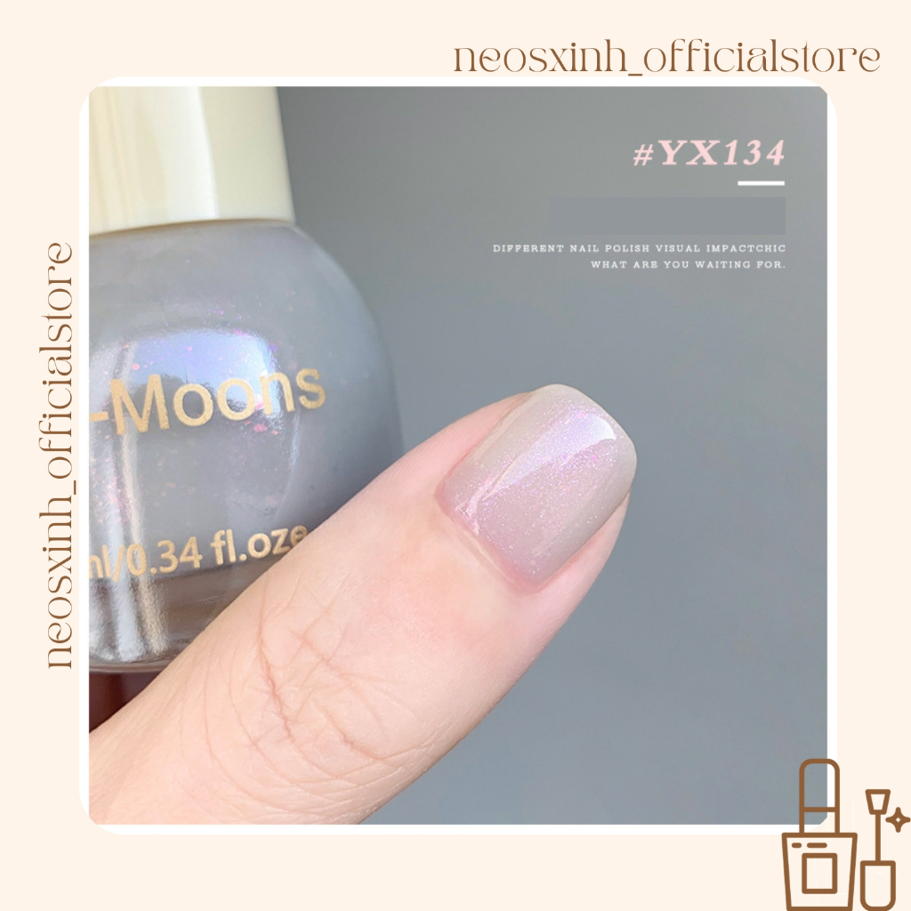 Sơn Móng Tay Twomoons Nhũ Kim Tuyến Trứng Cút 10ml - Neosxinh Nails