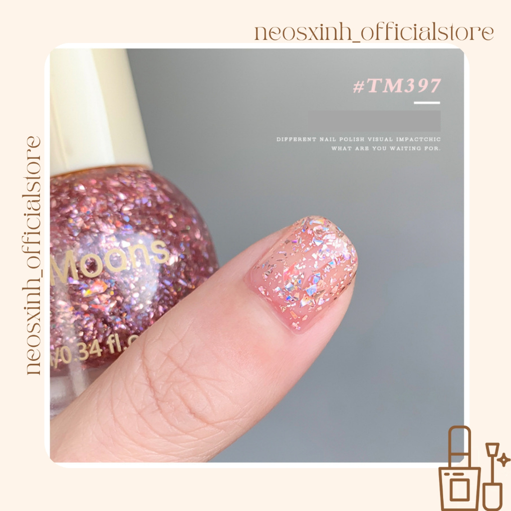 Sơn Móng Tay Twomoons Nhũ Kim Tuyến Trứng Cút 10ml - Neosxinh Nails