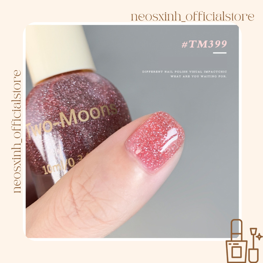 Sơn Móng Tay Twomoons Nhũ Kim Tuyến Trứng Cút 10ml - Neosxinh Nails
