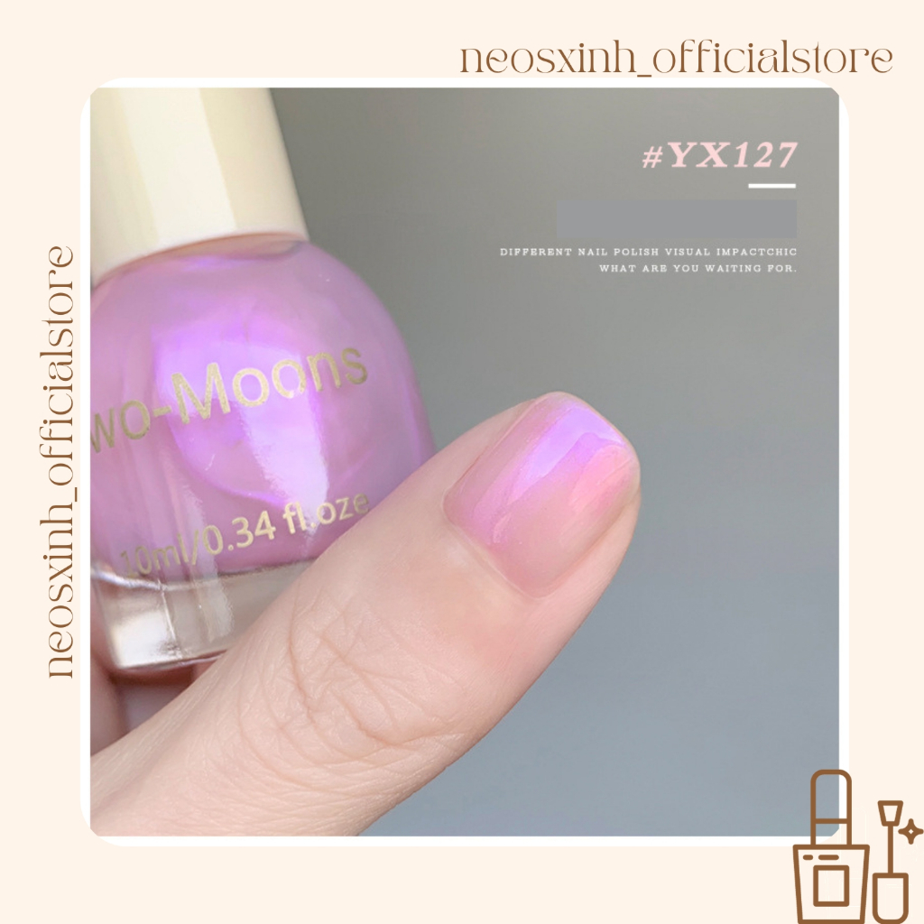 Sơn Móng Tay Twomoons Nhũ Kim Tuyến Trứng Cút 10ml - Neosxinh Nails