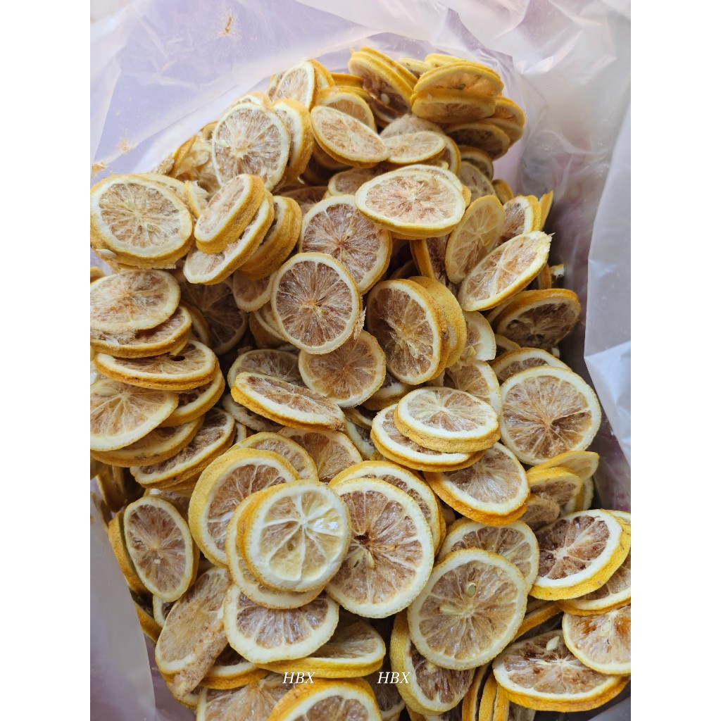 Chanh Sấy Thăng hoa 100gr Chanh Vàng Chanh xanh Thái Lát Khô Thơm Ngon - Bổ sung Vitamin C, chống oxy hóa, tăng đề kháng