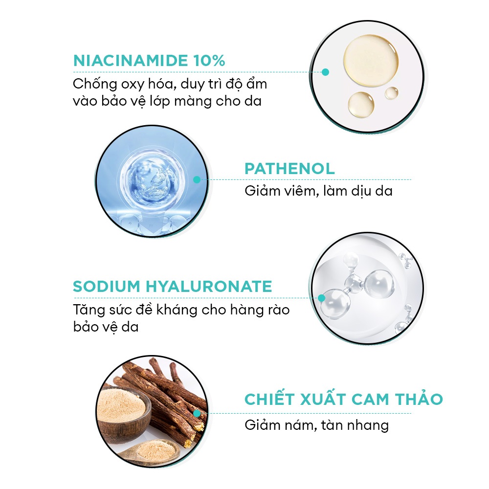 Tinh Chất Dưỡng Da Vacure:treat Niacinamide 10% Ampoule 30ml