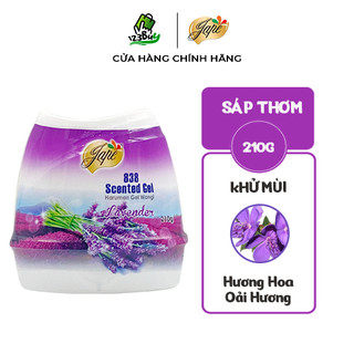 Sáp Thơm Jape 838 Sáp Thơm Lâu Khử Mùi Phòng Chống Côn Trùng Hương Tự Nhiên 210g - Hương Sả, Hoa Hồng, Chanh, Lavender