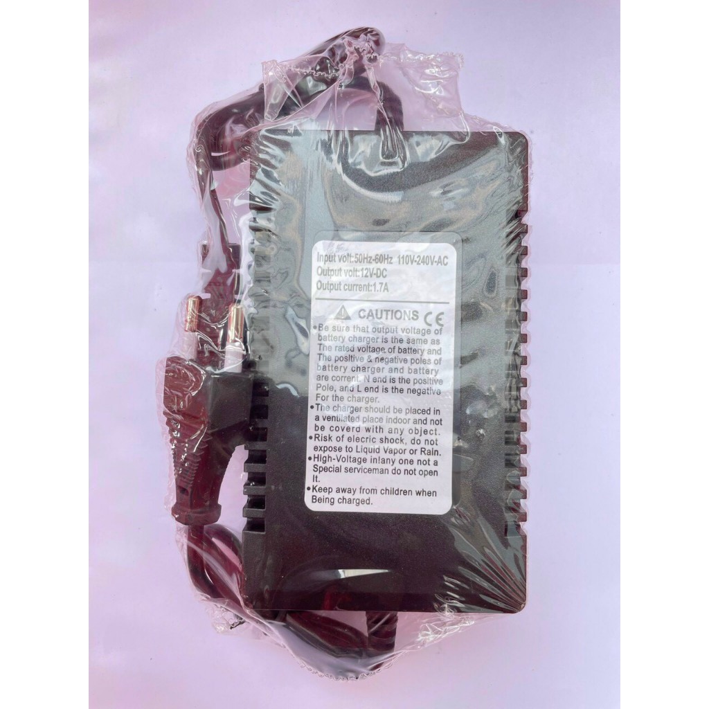 Sạc bình ắc quy 12V , sạc bình phun thuốc 8Ah-12Ah - Sạc Bình Điện 1A - 1.7A cho bình điện Sử Dụng ẮC QUY - TỰ NGẮT 2023