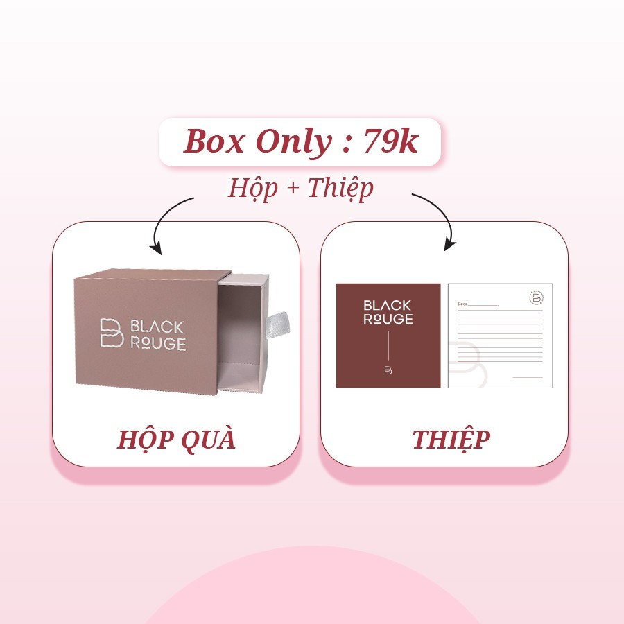 Hộp quà GIFT BOX BLACK ROUGE - YOUR WOMEN