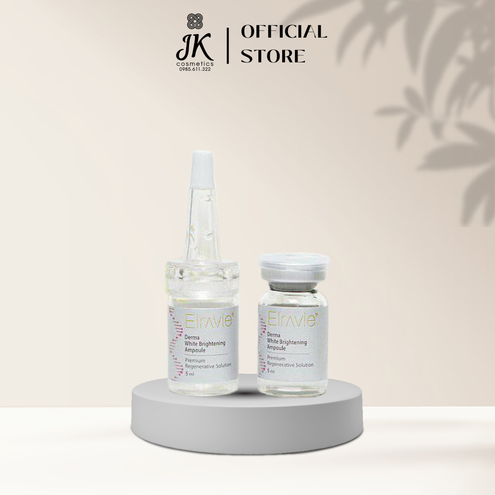 Tế Bào Gốc Elravie Derma White Brightening Ampoule - JK Auth Cosmetics