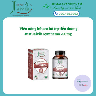 Viên uống hỗ trợ tiểu đường Just Jaivik Gymnema