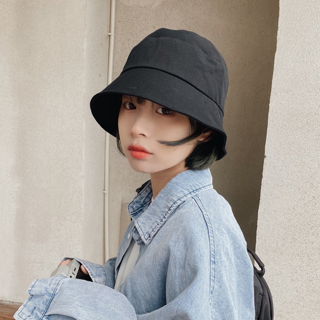 Mũ bucket vành cụp nam nữ nón tai bèo nhiều họa tiết thêu chữ phong cách Ulzzang