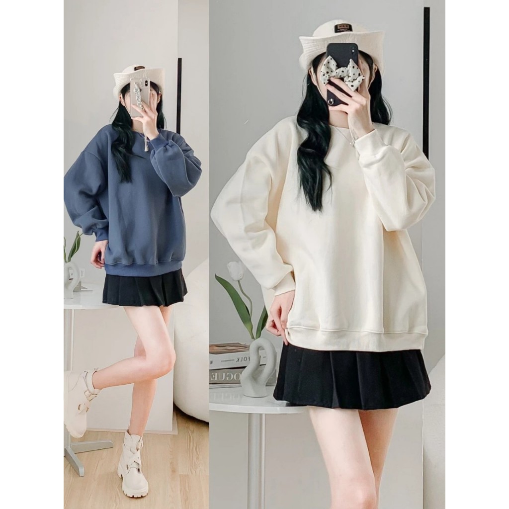 Áo Nỉ BôngTrơn nhiều Màu Ulzzang Unisex - Retrostyle - Aosweater876_P4