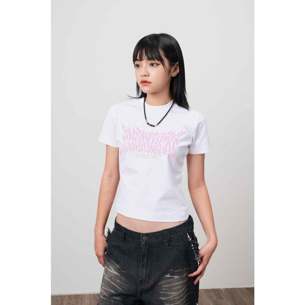 Áo thun nữ Dagger Logo baby tee HANOI RIOT T0210