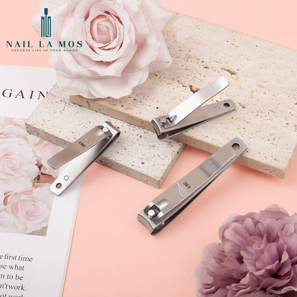 Bấm móng tay Kềm Nghĩa B902 B903 B904 chính hãng - Bấm móng nail lưỡi cong, lưỡi bằng thép không gỉ