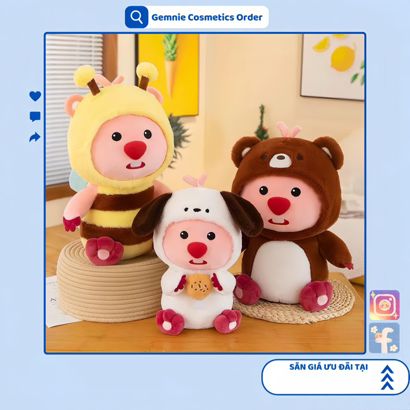 Gấu Bông Loopy Có Size To
