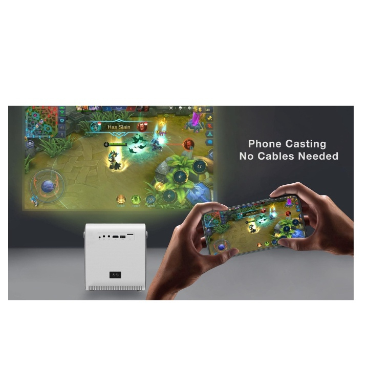 Máy chiếu Android Q3 PRO Mini 8500 Lumens HD 1080P 4K WiFi LED Projector.