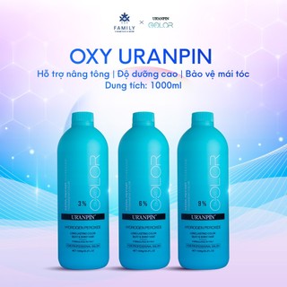 Oxi trợ nhuộm Uranpin SmartColor - đến từ Italy - Thơm, mát, không rát da đầu - 1000ml