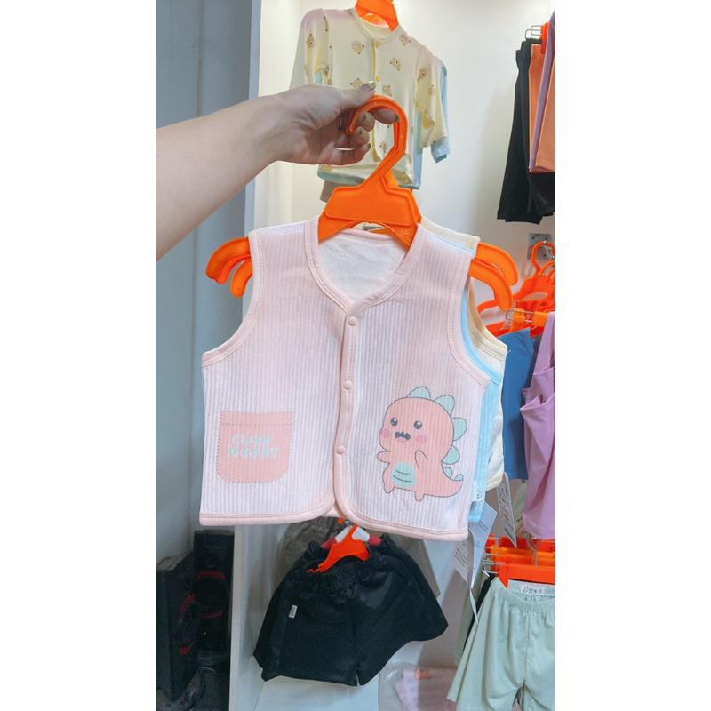 Áo gile nhung cho bé sơ sinh