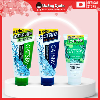 Sữa rửa mặt Gatsby dành cho nam 130g | Hoàng Quân - Hàng nội địa Nhật