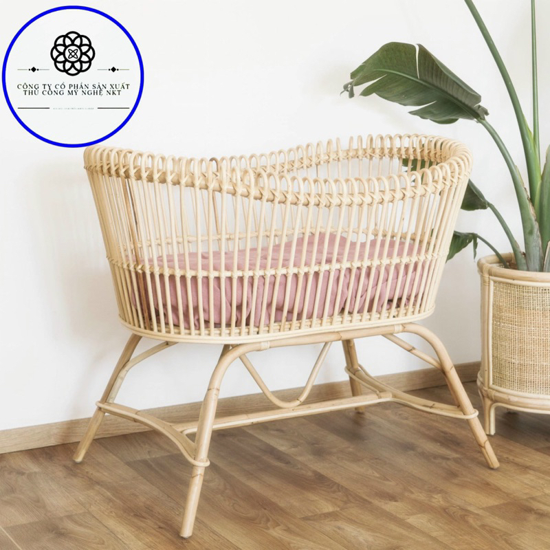 Nôi Mây Cho Bé Sơ Sinh Từ 0 - 24Th Tuổi, Thiết Kế Hiện Đại, Trẻ Trung, Phù Hợp Với Phong Cách Sống Của Zen G