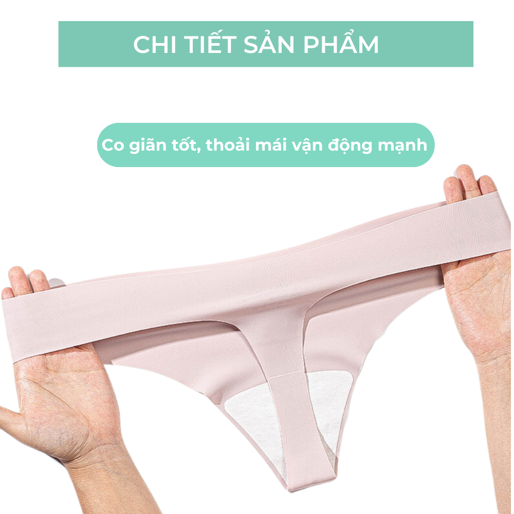 Combo 3 Quần Lót Lọt Khe Đúc Su Không Lộ Viền QL001 BEBECHIC