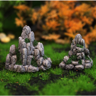 Mô hình núi đá hòn non bộ mini trang trí tiểu cảnh, terrarium, bể cá, DIY
