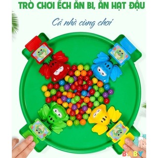 Đồ chơi Ếch ăn bi, hạt, đậu, kẹo vui nhộn có sẵn bi, cả nhà cùng chơi ANOBI