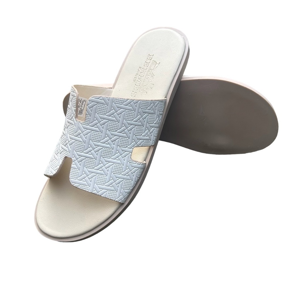 D10 Dép nam quai ngang chữ H đế cao su thời trang