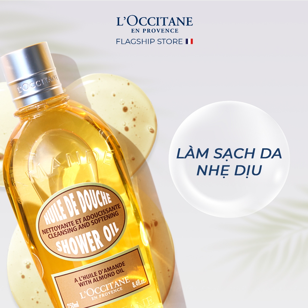 Dầu Tắm Hạnh Nhân L'Occitane Almond Shower Oil 250ml - 500ml