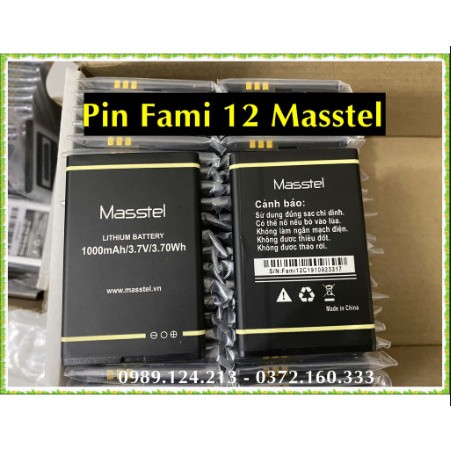Pin Fami 12 Masstel