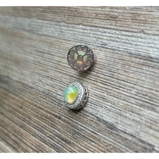 Charm bạc 925 đính Opal thiên nhiên