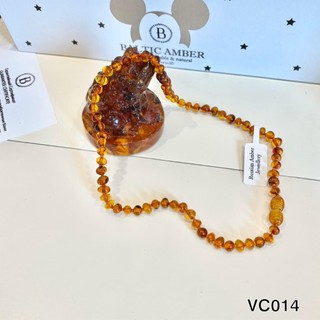Vòng cổ hổ phách amber cho bé