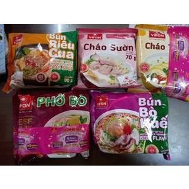 Cháo phở Bún VIFON Gà Bò Riêu cua 80g