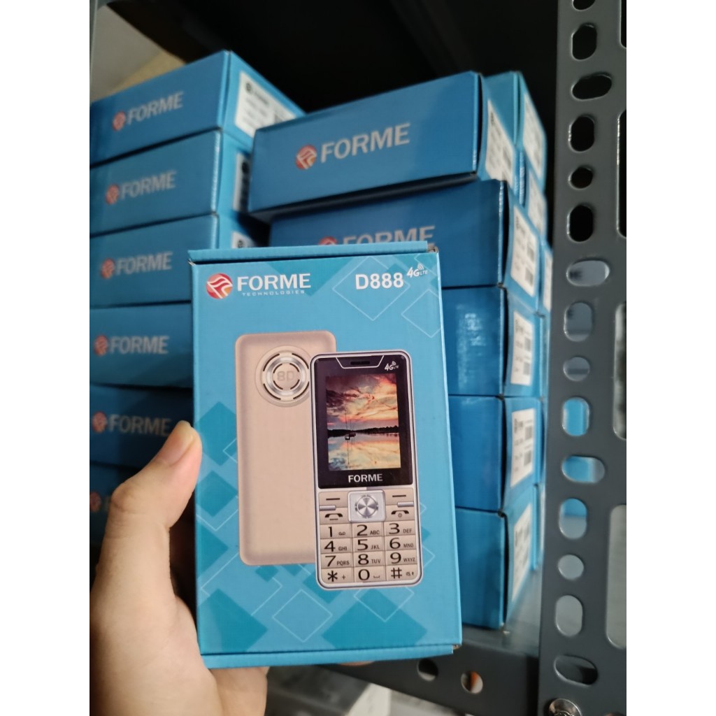 Điện thoại Forme D888 4G Viền thép , Pin khủng , Màn hình lớn - Hàng chính hãng
