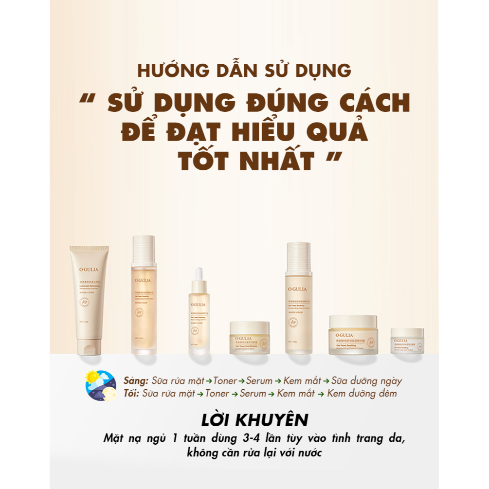 Bộ dưỡng da combo skincare chăm sóc da mặt trái bơ dưỡng ẩm trắng da, Bộ mỹ phẩm nội địa Trung tái tạo da 6 món LAPEU